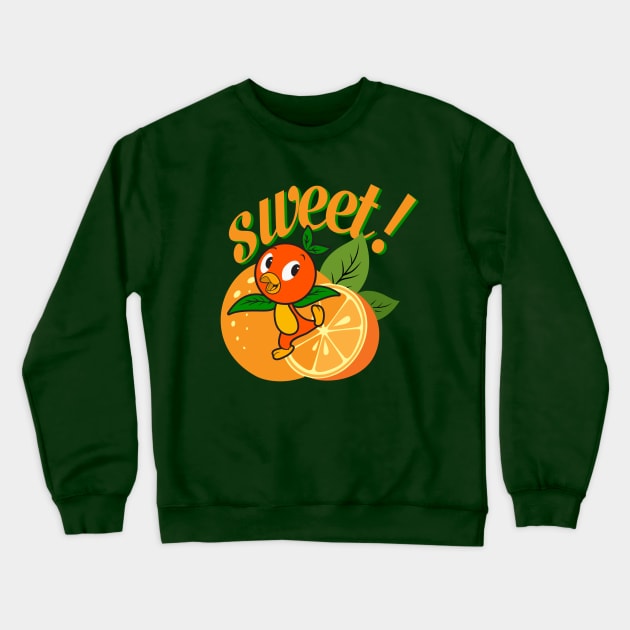 Sweet Orange Crewneck Sweatshirt by EnchantedTikiTees